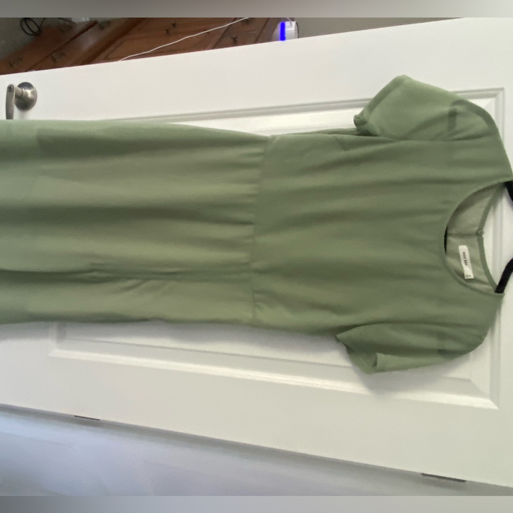 T shirt sheer hi low dress